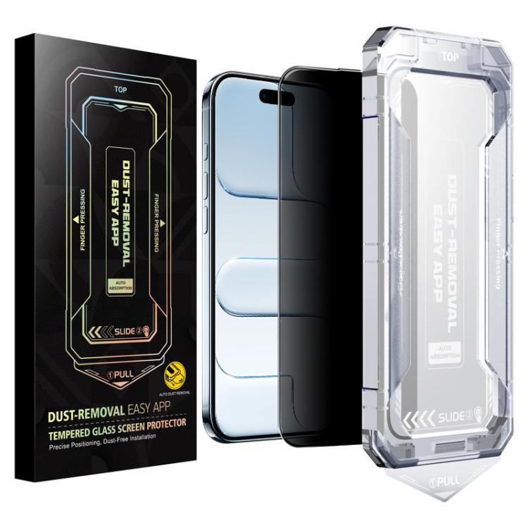 For iPhone Air Easy Install Privacy Tempered Glass Film