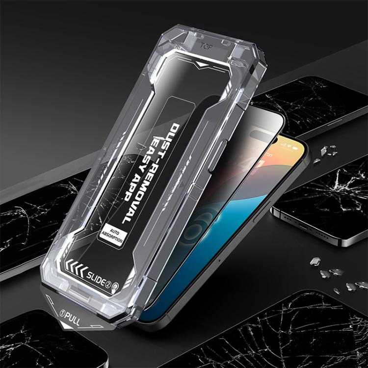 For iPhone 17 Pro Easy Install Privacy Tempered Glass Film