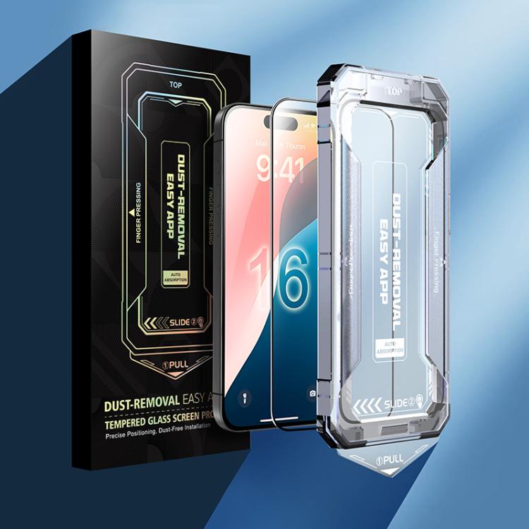 For iPhone 17 Pro Easy Install Privacy Tempered Glass Film