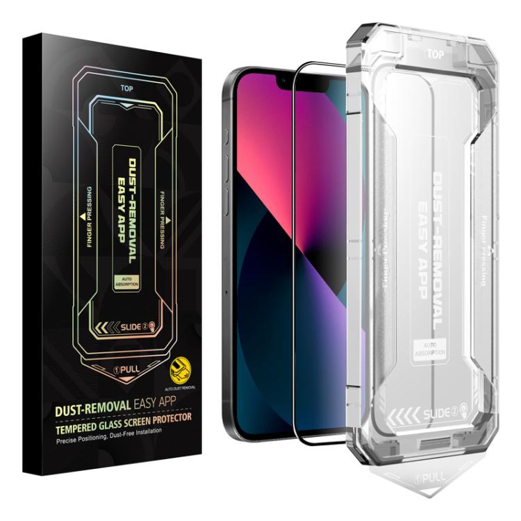 For iPhone 17e / 16e / 14 / 13 Pro / 13 Easy Install HD Tempered Glass Film