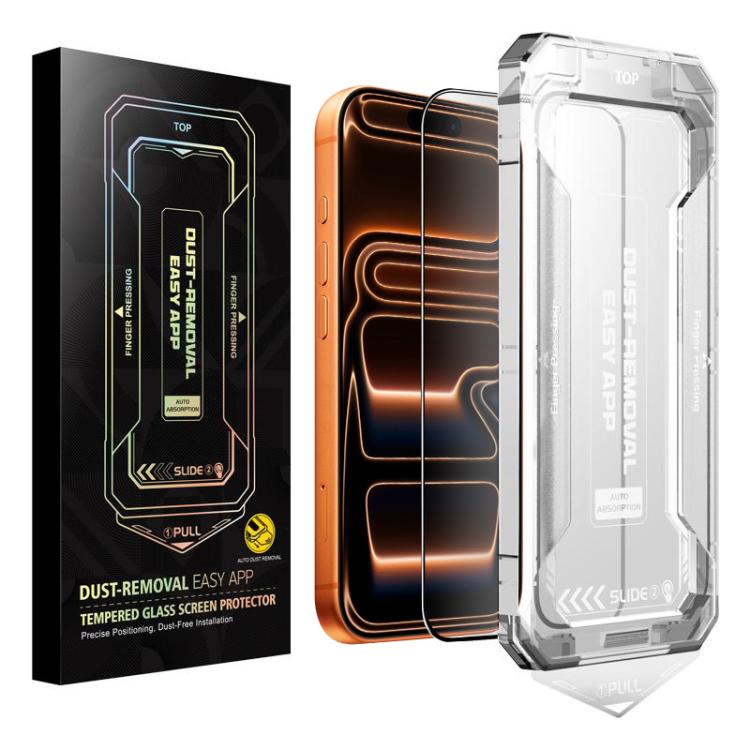 For iPhone 17 Pro Easy Install HD Tempered Glass Film