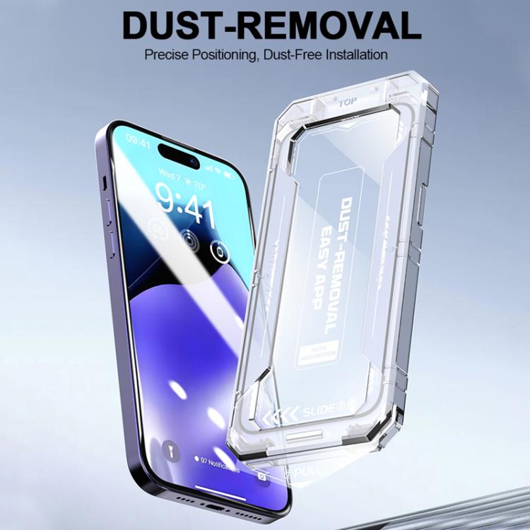 For iPhone 17 Pro Easy Install HD Tempered Glass Film