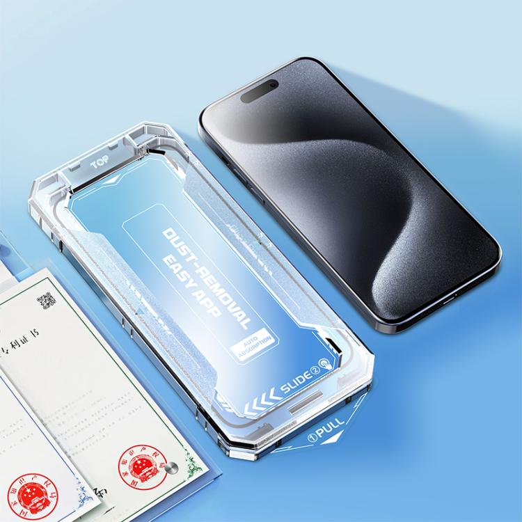 For iPhone 17 Pro Easy Install HD Tempered Glass Film