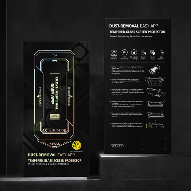 For iPhone 17 Pro Easy Install HD Tempered Glass Film