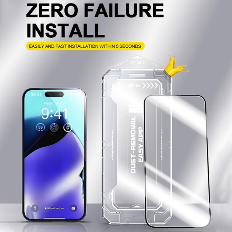 For iPhone 12 Pro Max Easy Install HD Tempered Glass Film
