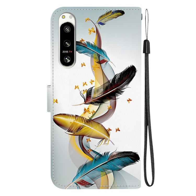 For Sony Xperia 5 VI Crystal Texture Colored Drawing Leather Phone Case