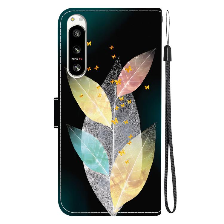 For Sony Xperia 5 VI Crystal Texture Colored Drawing Leather Phone Case