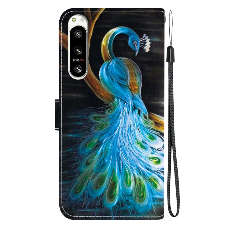For Sony Xperia 5 VI Crystal Texture Colored Drawing Leather Phone Case
