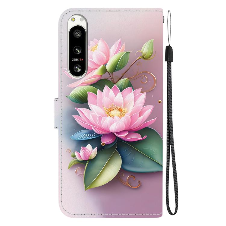 For Sony Xperia 5 VI Crystal Texture Colored Drawing Leather Phone Case