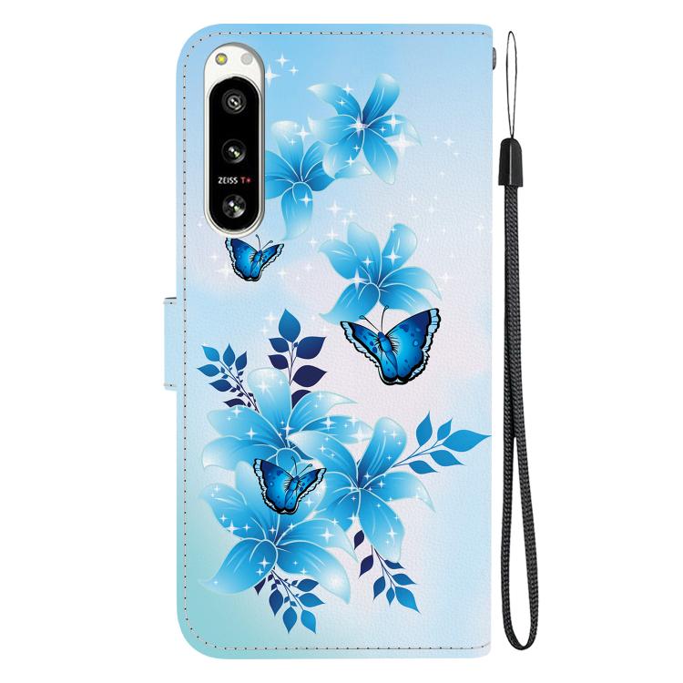 For Sony Xperia 5 VI Crystal Texture Colored Drawing Leather Phone Case