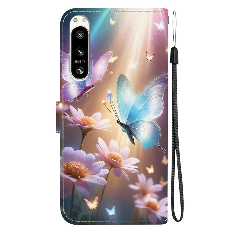 For Sony Xperia 5 VI Crystal Texture Colored Drawing Leather Phone Case