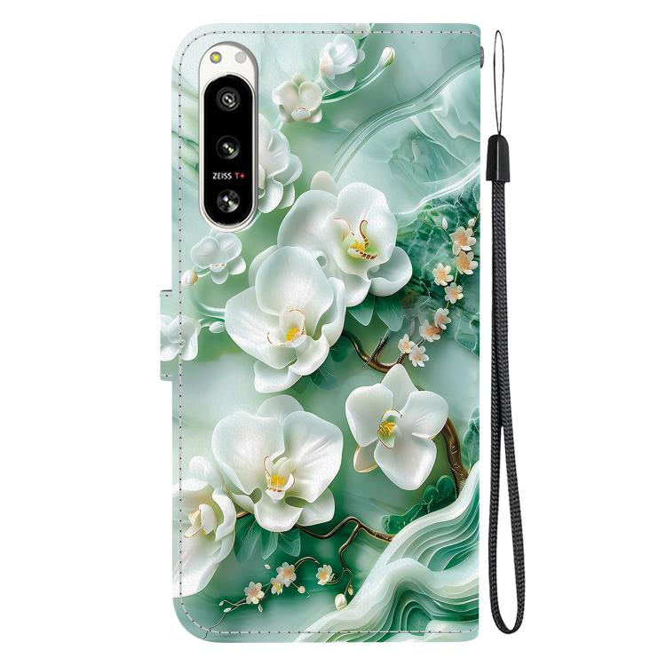 For Sony Xperia 5 VI Crystal Texture Colored Drawing Leather Phone Case