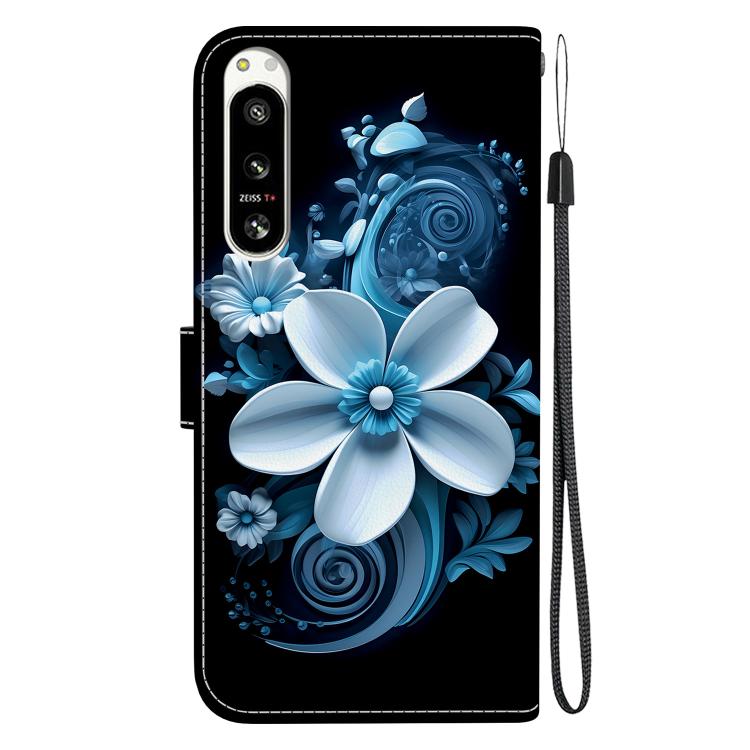 For Sony Xperia 10 VI Crystal Texture Colored Drawing Leather Phone Case