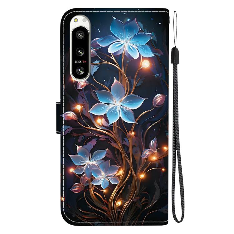 For Sony Xperia 10 VI Crystal Texture Colored Drawing Leather Phone Case