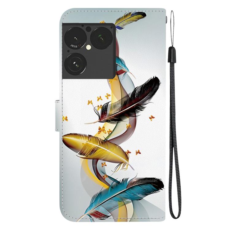 For Sony Xperia 1 VIII Crystal Texture Colored Drawing Leather Phone Case