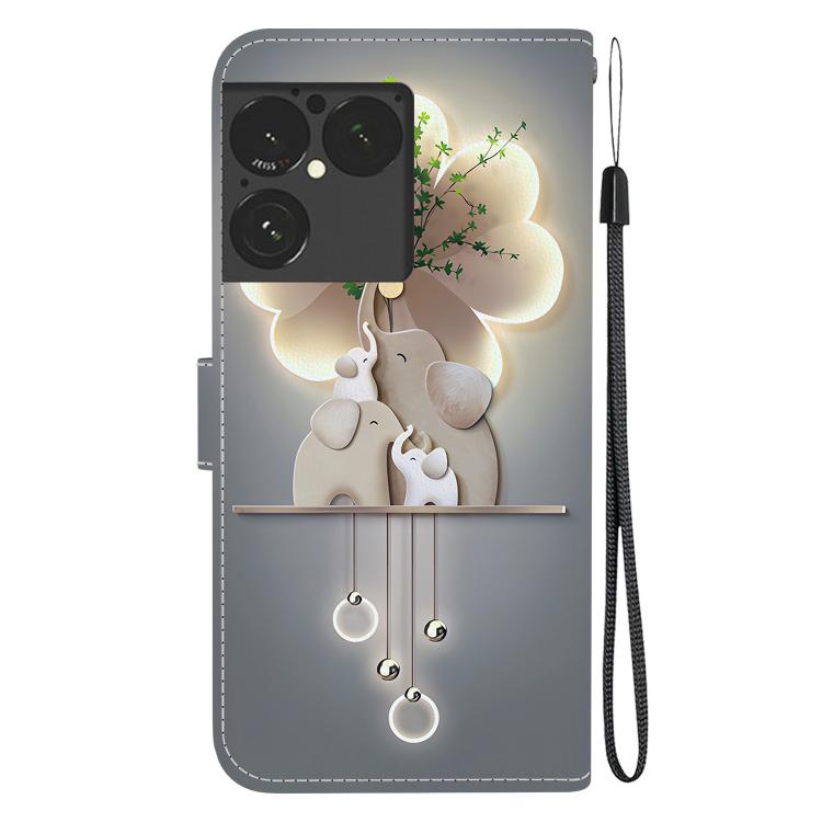 For Sony Xperia 1 VIII Crystal Texture Colored Drawing Leather Phone Case