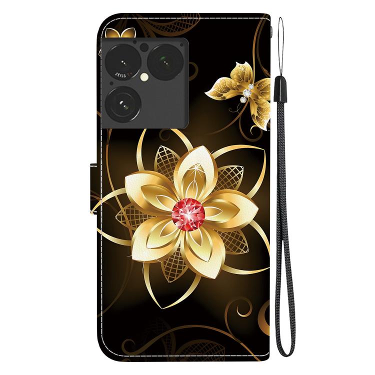 For Sony Xperia 1 VIII Crystal Texture Colored Drawing Leather Phone Case