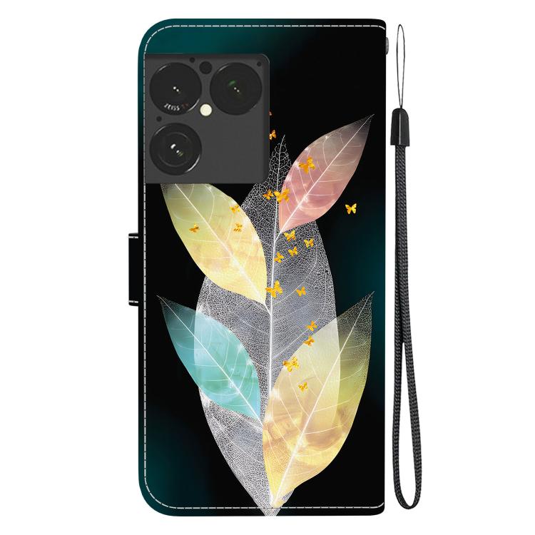 For Sony Xperia 1 VIII Crystal Texture Colored Drawing Leather Phone Case