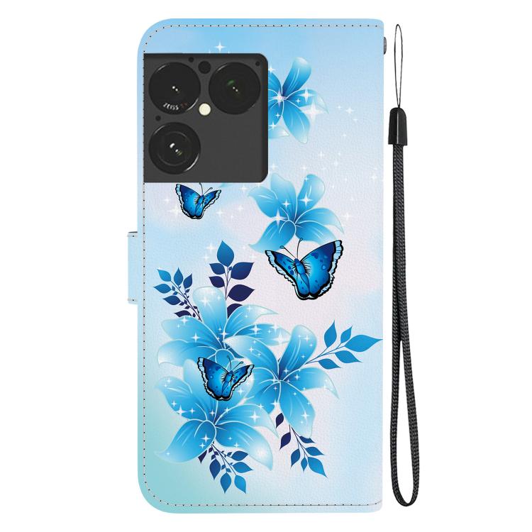 For Sony Xperia 1 VIII Crystal Texture Colored Drawing Leather Phone Case