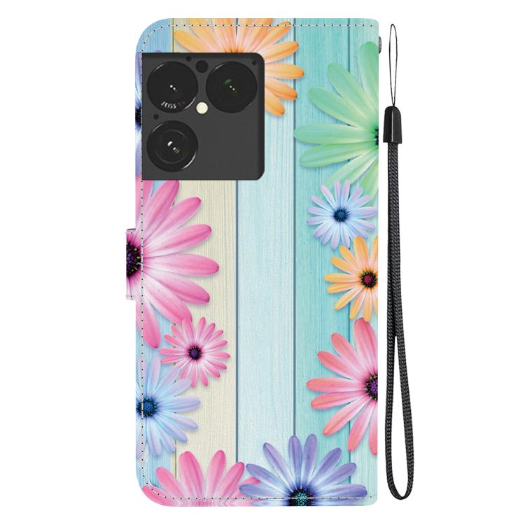 For Sony Xperia 1 VIII Crystal Texture Colored Drawing Leather Phone Case