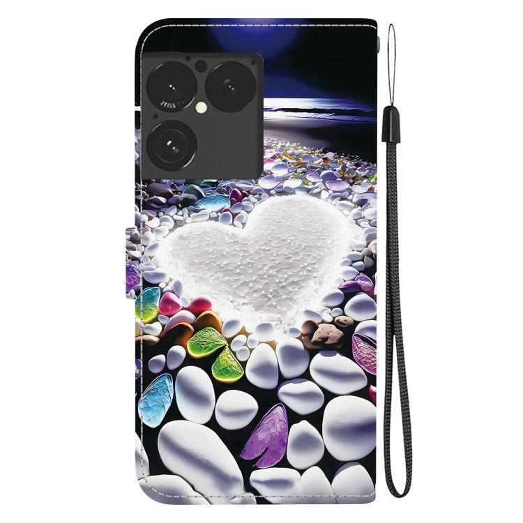 For Sony Xperia 1 VIII Crystal Texture Colored Drawing Leather Phone Case