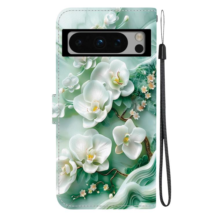 For Google Pixel 8 Pro Crystal Texture Colored Drawing Leather Phone Case