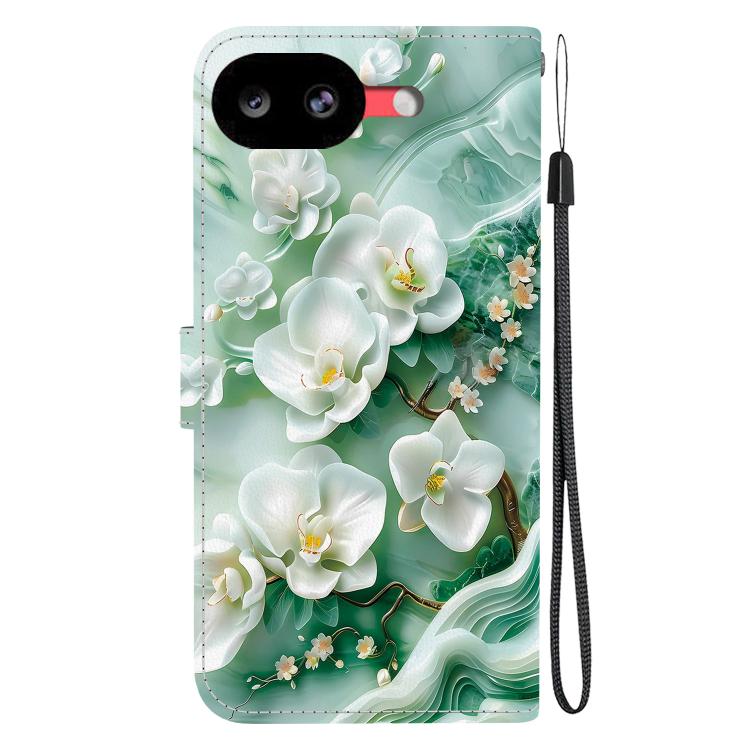 For Google Pixel 10a Crystal Texture Colored Drawing Leather Phone Case