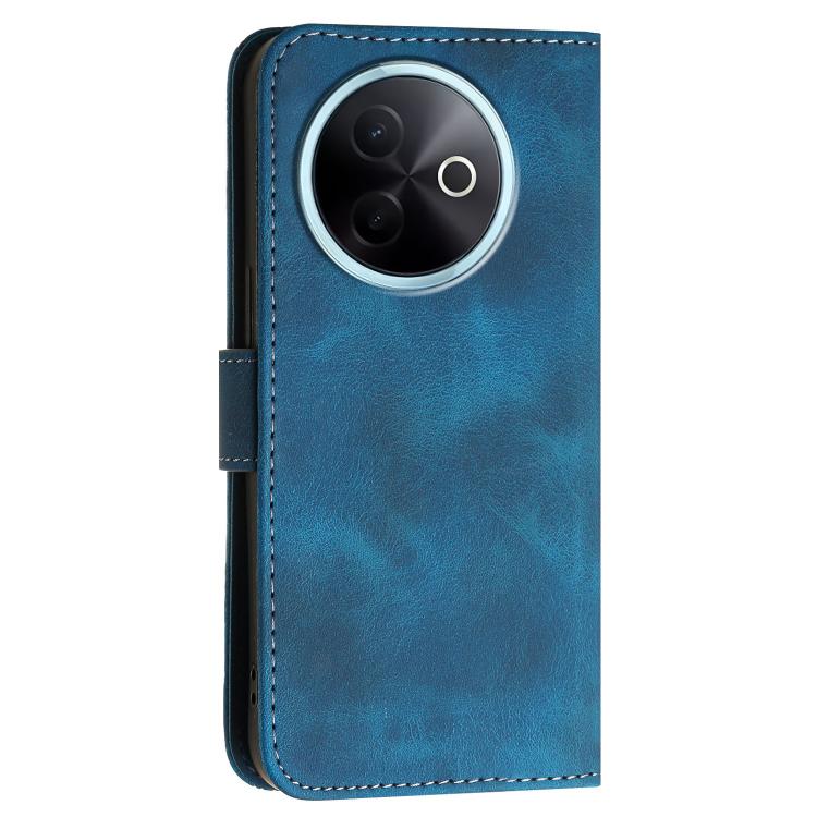 For vivo Y39 5G Grid Butterfly Embossed Pattern Leather Phone Case with Lanyard