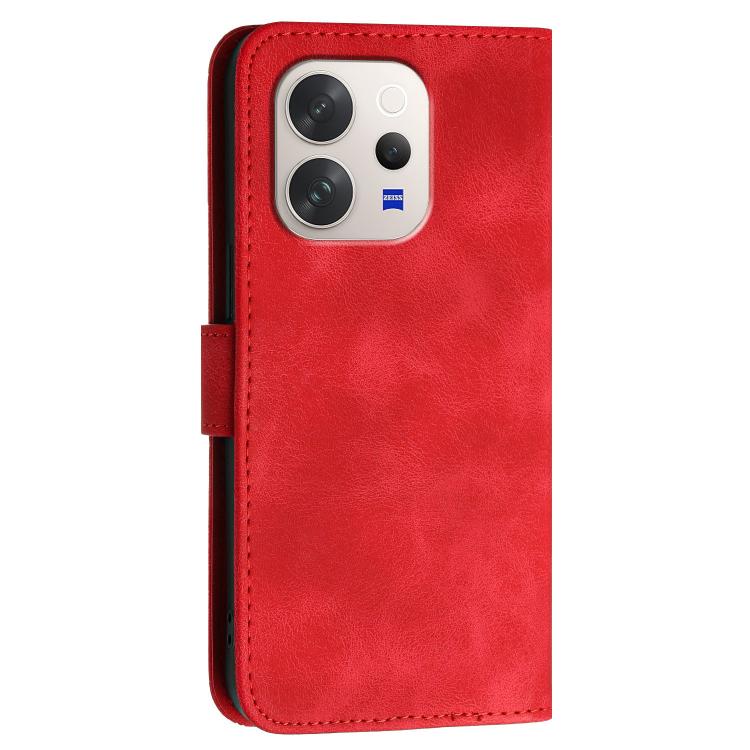For vivo V70 5G Grid Butterfly Embossed Pattern Leather Phone Case with Lanyard