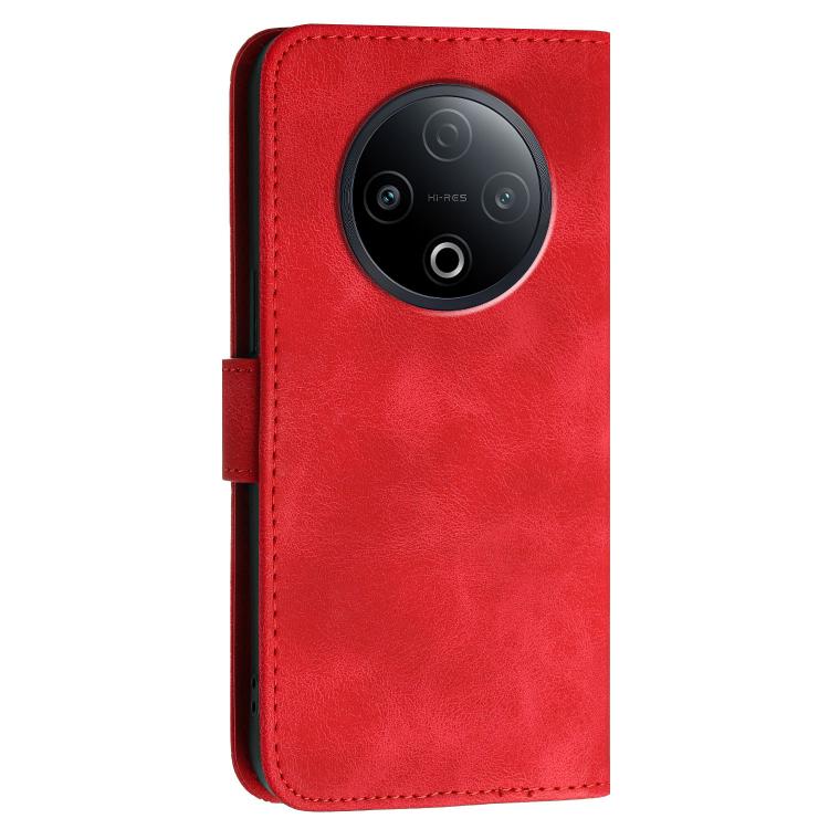 For vivo Y500 5G Grid Butterfly Embossed Pattern Leather Phone Case with Lanyard