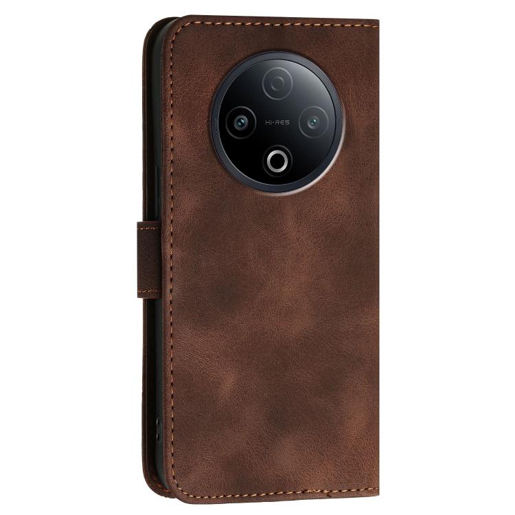 For vivo Y500 5G Grid Butterfly Embossed Pattern Leather Phone Case with Lanyard