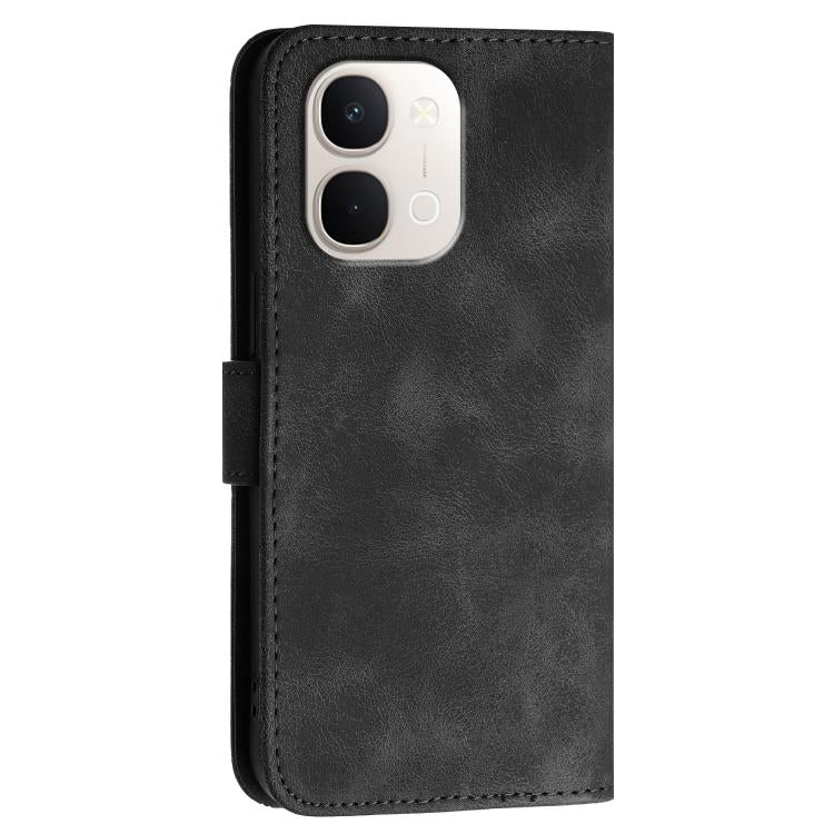 For vivo Y31d 4G Grid Butterfly Embossed Pattern Leather Phone Case with Lanyard