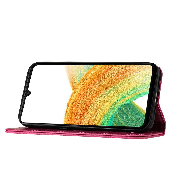 For Samsung Galaxy A56 5G Butterfly Cat Embossing Flip Leather Phone Case