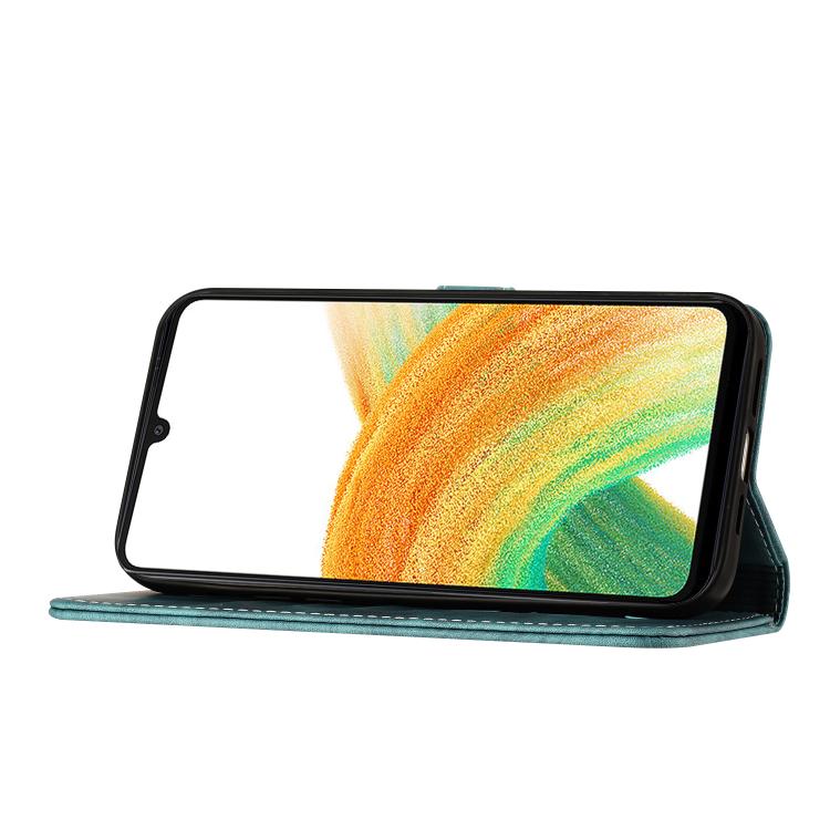 For Samsung Galaxy A26 5G Butterfly Cat Embossing Flip Leather Phone Case