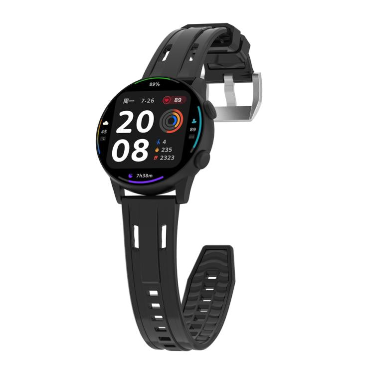 20mm Universal Flat Head Two Color Devil Eye Silicone Watch Band