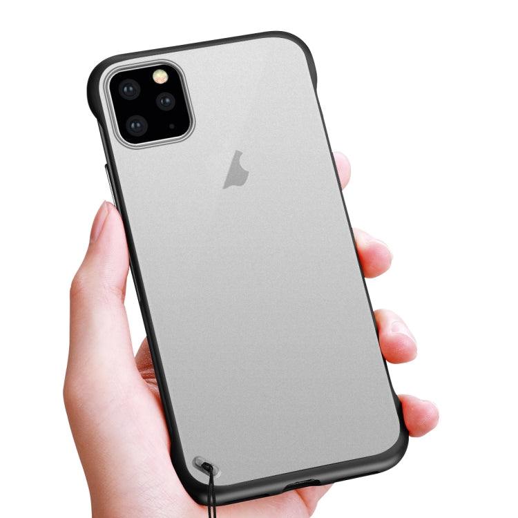 For iPhone 11 Frosted Anti-skidding TPU Protective Case with Metal Ring
