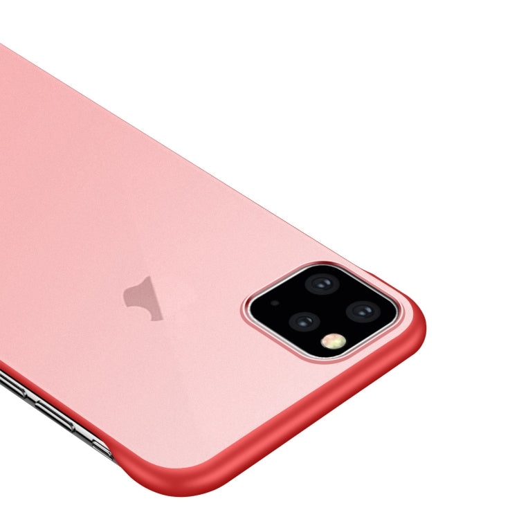 For iPhone 11 Frosted Anti-skidding TPU Protective Case with Metal Ring
