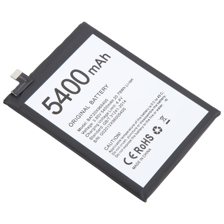 For DOOGEE X96 Pro BAT20X965400 5400mAh Battery Replacement