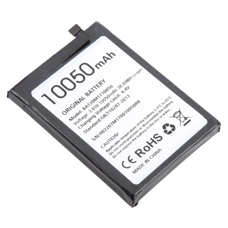 For DOOGEE S59 Pro BAT20M1710050 10050mAh Battery Replacement