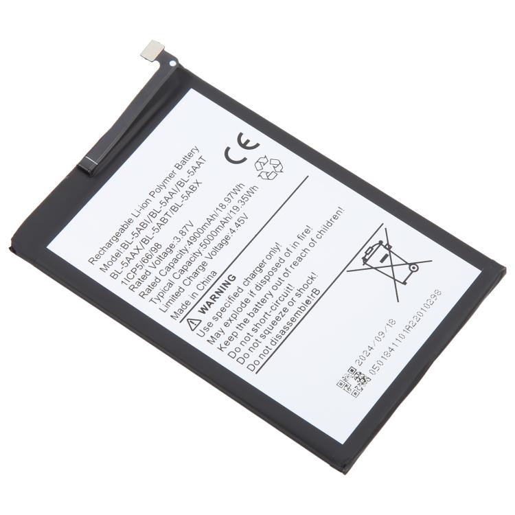 For Tecno BL-5ABI / BL-5AAI BL-5AAT 5000mAh Battery Replacement