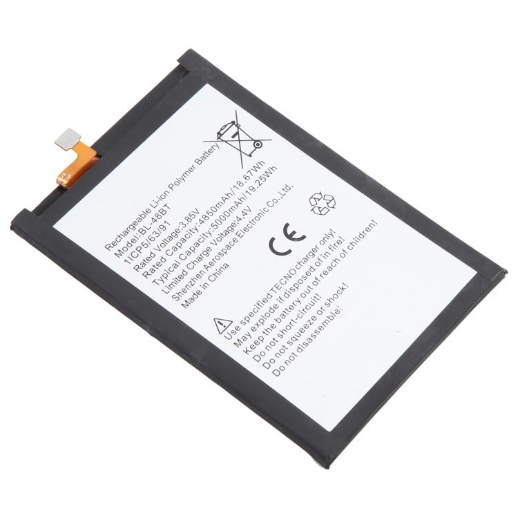 For Tecno POP 5 BL-48BT 5000mAh Battery Replacement