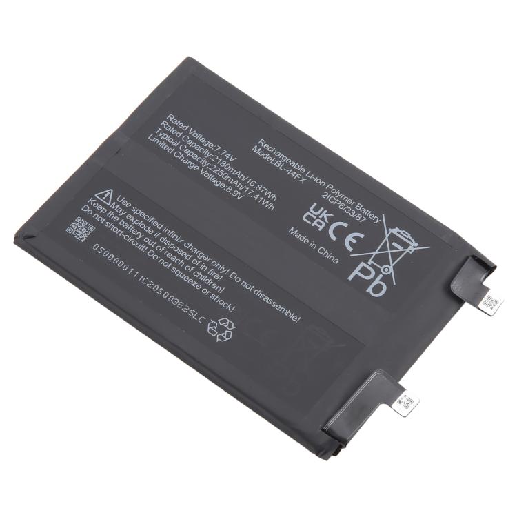 For lnfinix Note 12 Vip X672 BL-44FX 2250mAh Battery Replacement