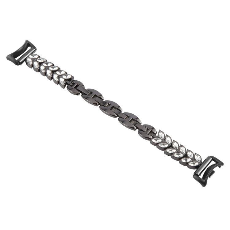 For Xiaomi Smart Band 9 / 8 Wheat Ear Diamond Bracelet Metal Watch Band
