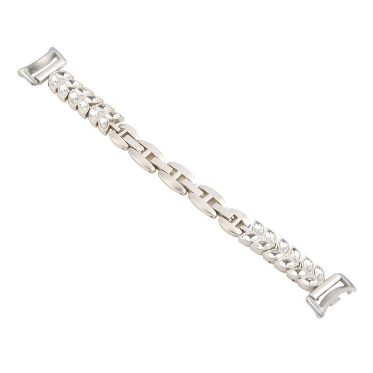For Xiaomi Smart Band 9 / 8 Wheat Ear Diamond Bracelet Metal Watch Band