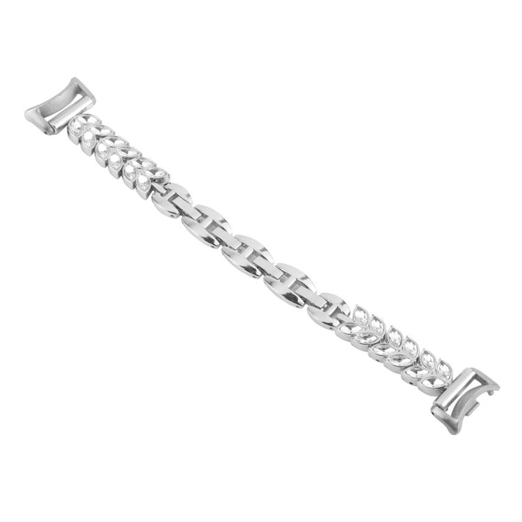 For Xiaomi Smart Band 9 / 8 Wheat Ear Diamond Bracelet Metal Watch Band