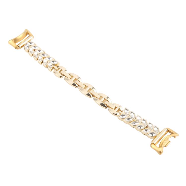 For Xiaomi Smart Band 9 / 8 Wheat Ear Diamond Bracelet Metal Watch Band