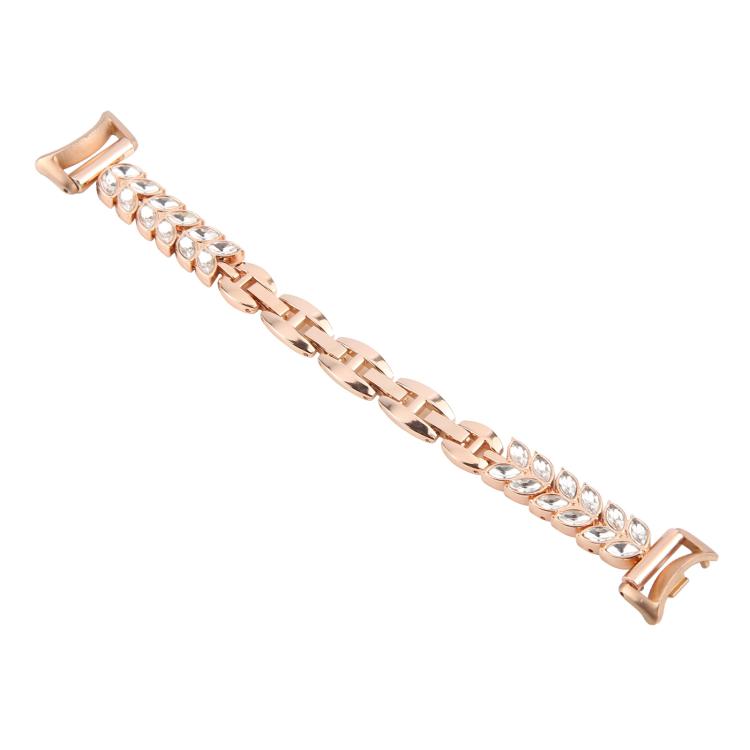 For Xiaomi Smart Band 9 / 8 Wheat Ear Diamond Bracelet Metal Watch Band