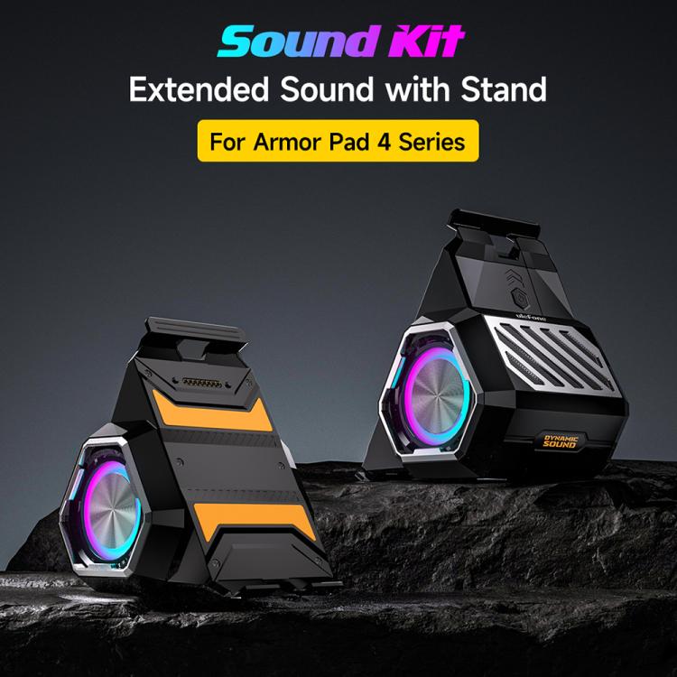 Ulefone Portable Holder Wireless Bluetooth Speaker for Ulefone Armor Pad 4 / 4 Ultra - Black