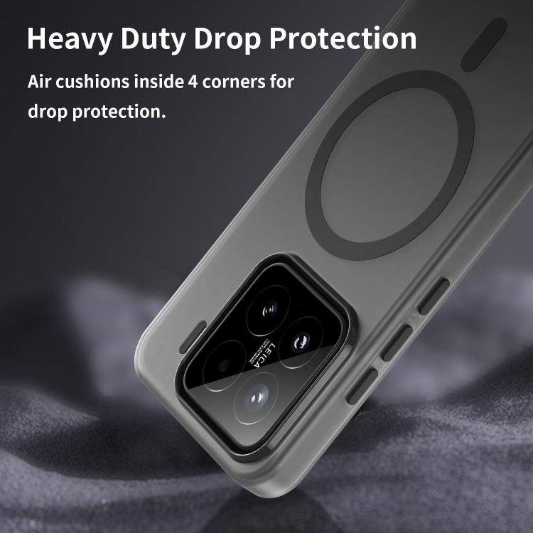 For Xiaomi 15 MagSafe Frosted Translucent TPU + PC Full Coverage Phone Case
