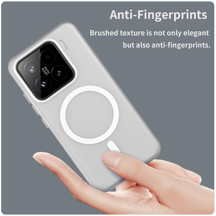 For Xiaomi 15 MagSafe Frosted Translucent TPU + PC Full Coverage Phone Case